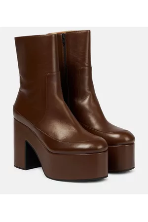 DRIES VAN NOTEN Damen Stiefeletten - Ankle Boots aus Leder
