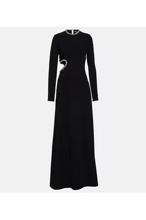 Stella McCartney Damen Lange Kleider - Verzierte Robe aus Cady