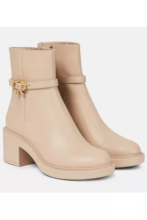 Gianvito Rossi Damen Stiefeletten - Ankle Boots Ribbon Dumont aus Leder