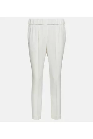 Brunello Cucinelli Damen Hosen & Jeans - Hose aus Crêpe