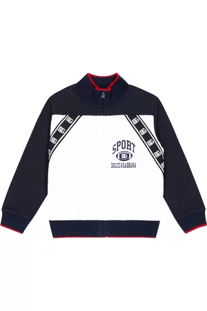 Dolce & Gabbana Jungen Jacken - Trainingsjacke aus Baumwoll-Jersey
