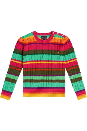 Ralph Lauren Mädchen Strickpullover - Pullover aus Baumwolle