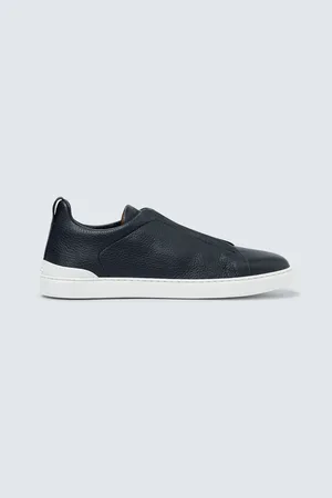 Ermenegildo Zegna Sneakers Triple Stitch aus Leder