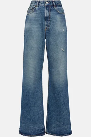 Acne Studios High-Rise Wide-Leg Jeans 2022F