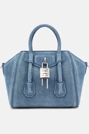 Givenchy Tote Antigona Lock Mini aus Denim
