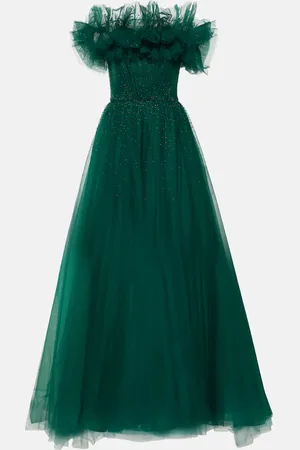 Jenny Packham Verzierte Robe aus Tüll