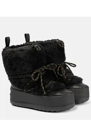 Max Mara Schneestiefel mit Teddyfleece