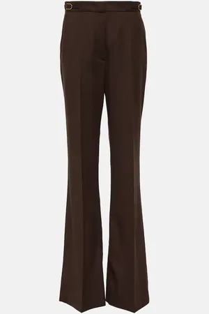 GABRIELA HEARST Weite High-Rise-Hose Vesta aus Wolle