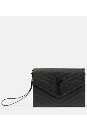 Saint Laurent Clutch Cassandre aus Matelassé-Leder