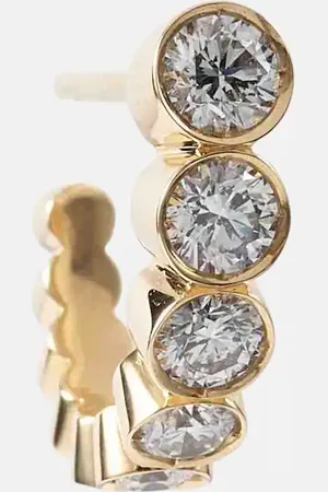 SOPHIE BILLE BRAHE Einzelner Ohrring Boucle Ensemble Petite aus 18kt Gelbgold mit Diamanten
