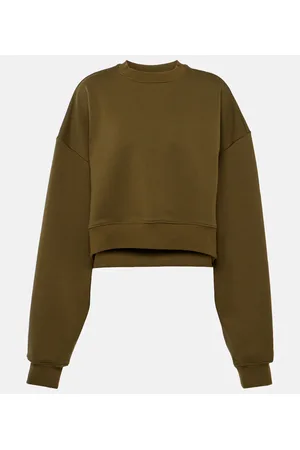 WARDROBE.NYC X Hailey Bieber Cropped-Top aus Jersey