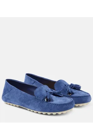 Loro Piana Mokassins aus Veloursleder