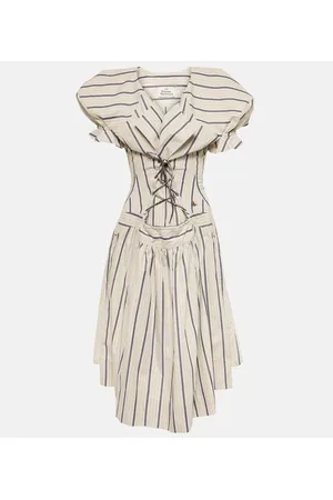 Vivienne Westwood Midikleid Kate aus Baumwolle