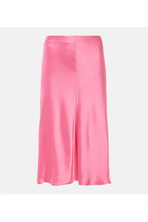 Stella McCartney Midirock aus Satin