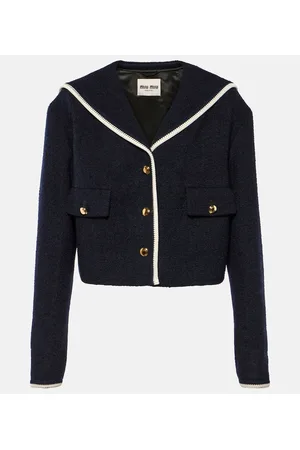 Miu Miu Cropped-Jacke aus Tweed