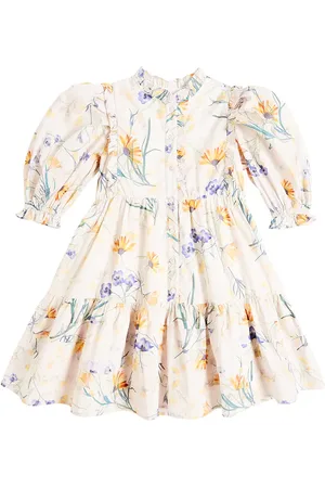 Petite Amalie Bedrucktes Kleid aus Baumwoll-Voile