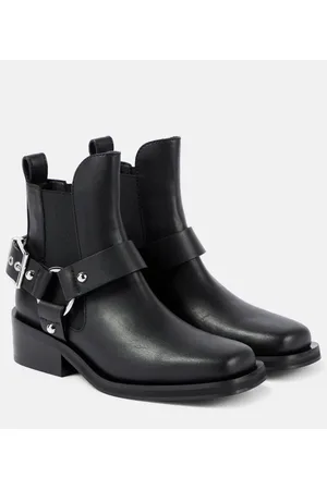 Ganni Chelsea Boots aus Lederimitat