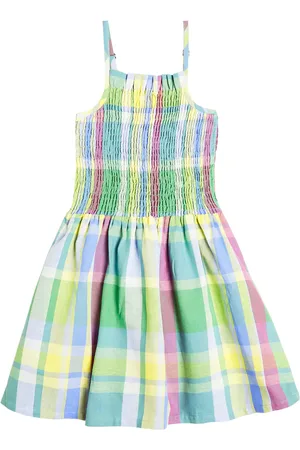 The New Society Kleid Malibu aus Baumwolle und Leinen