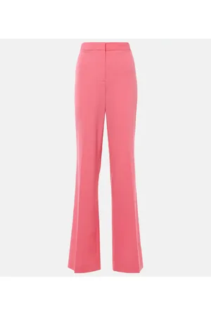 Stella McCartney High-Rise-Schlaghose Iconic aus einem Wollgemisch