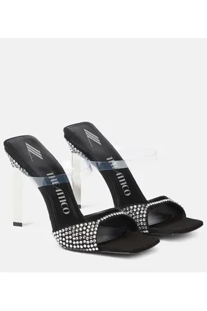 The Attico Verzierte Sandalen Adele mit Veloursleder