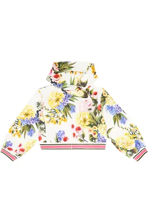 Dolce & Gabbana Bedruckte Kapuzenjacke DG aus Baumwolle