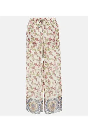 Etro Bedruckte High-Rise-Hose