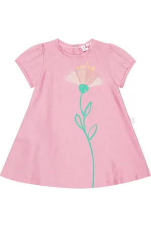 Il gufo Baby Kleid aus Baumwoll-Jersey