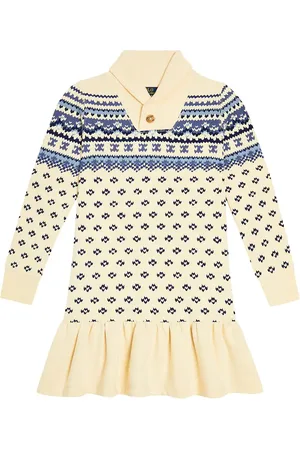 Ralph Lauren Kleid Fair Isle aus einem Baumwollgemisch