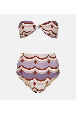 Adriana Degreas Bedruckter Bikini Vintage Waves