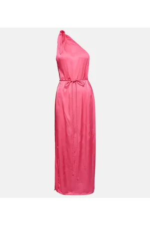 POUPETTE ST BARTH One-Shoulder-Kaftan Isabelle aus Satin