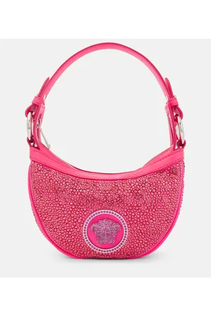VERSACE Verzierte Schultertasche Crystal Repeat Mini