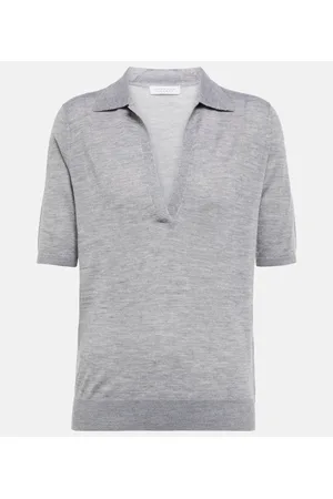GABRIELA HEARST Polopullover Frank aus Kaschmir und Seide