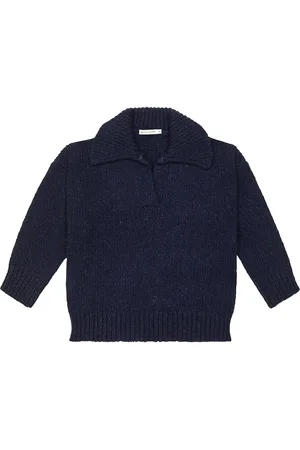 The New Society Polopullover Tirso aus einem Wollgemisch