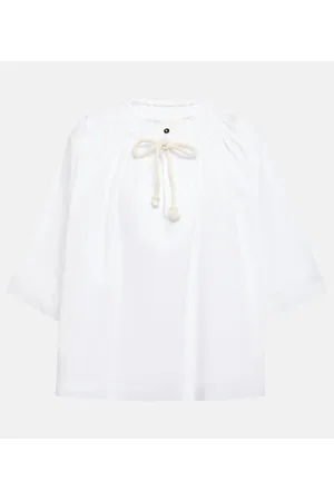 Jil Sander Top aus Baumwolle