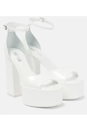 PARIS TEXAS Plateausandalen Tatiana aus Lackleder