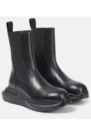 Rick Owens Ankle Boots Geth aus Leder