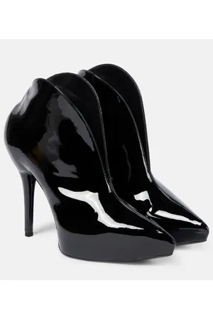Alaïa Alaïa Ankle Boots Booties Slick aus Lackleder