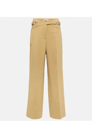 DION LEE Weite Hose Interlock aus einem Wollgemisch
