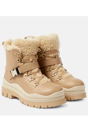 Bogner Schnürstiefel Arosa aus Leder mit Shearling