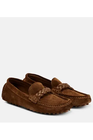 Gianvito Rossi Loafers Monza aus Veloursleder