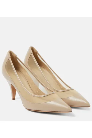 Khaite Pumps River aus Leder und Mesh