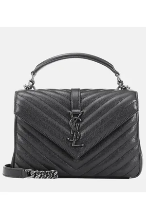 Saint Laurent Schultertasche Collège Medium aus Leder