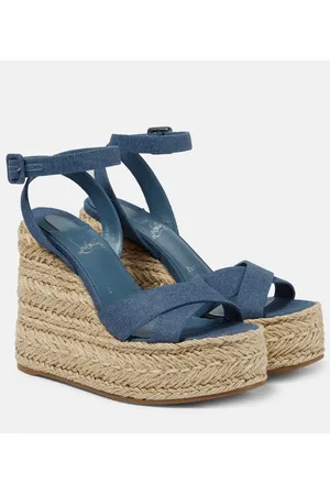 Christian Louboutin Espadrille-Sandalen Mariza Zeppa