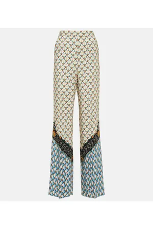 Etro Bedruckte High-Rise-Hose