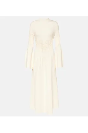 Chloé Chloé Maxikleid aus einem Wollgemisch