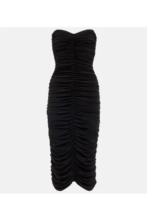 Norma Kamali Midikleid Slinky aus Jersey