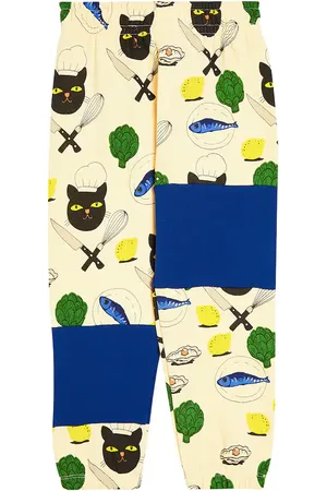 Mini Rodini Jogginghose Chef Cat aus Baumwoll-Jersey