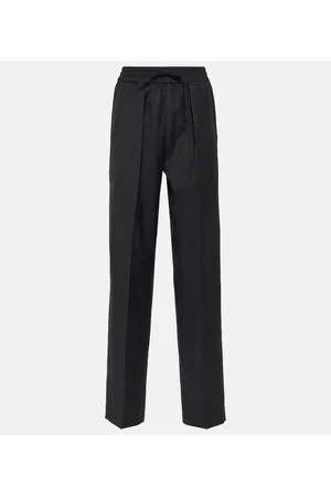 Isabel Marant Weite Hose Liska aus Schurwolle