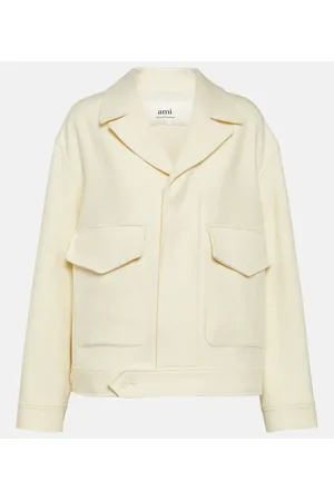 Ami Oversize-Jacke aus Wolle