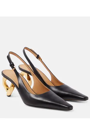 J.W.Anderson Slingback-Pumps Chain Heel aus Leder